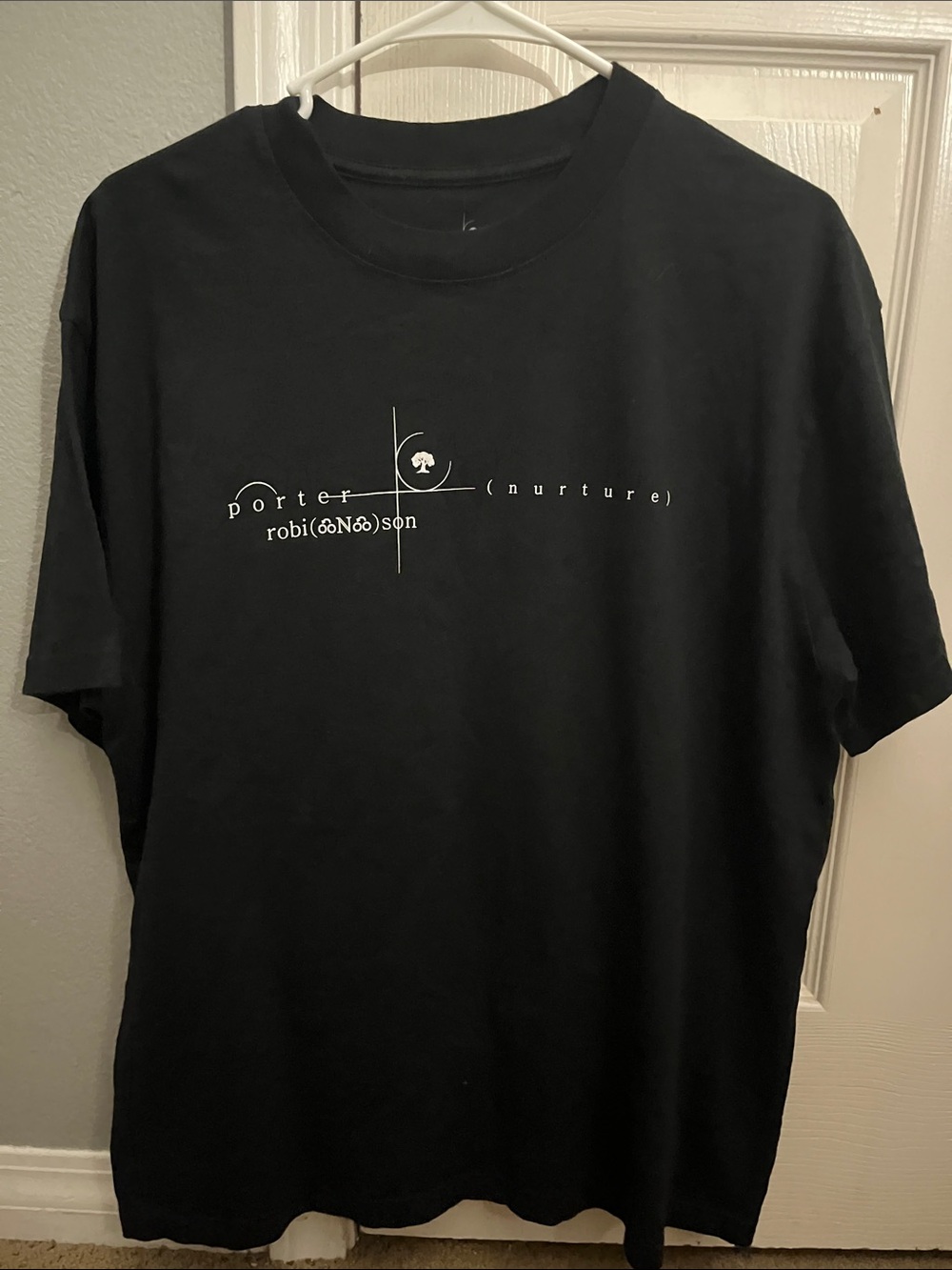 Nurture by Lamaze Black Tee with White Center Graphic